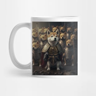 Shiba Inu Samurai Army Mug